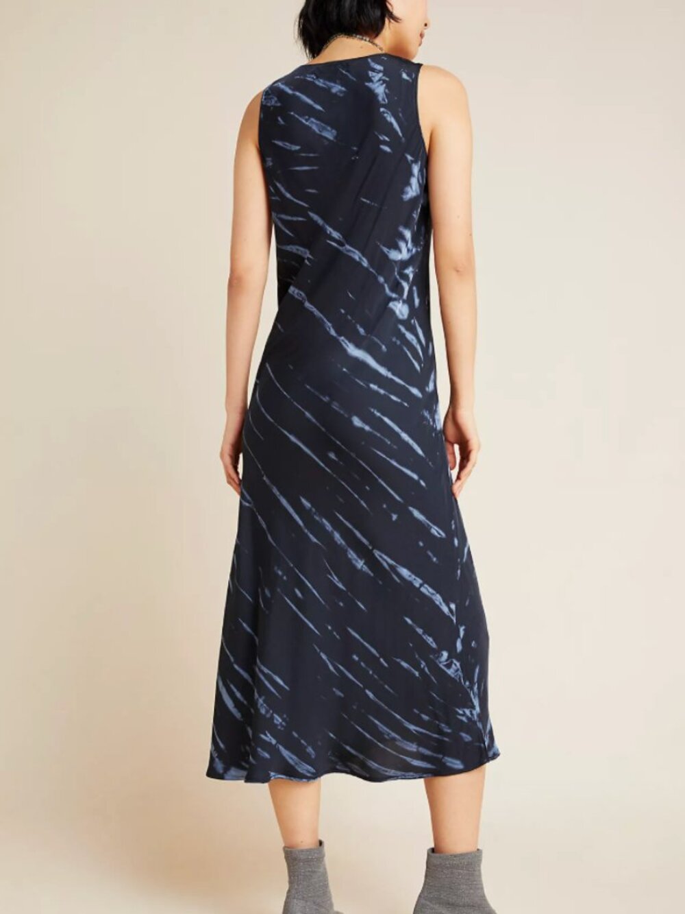 Billy Tie-Dyed Satin Midi Dress from Velvet, Graham&Spencer, Anthropologie